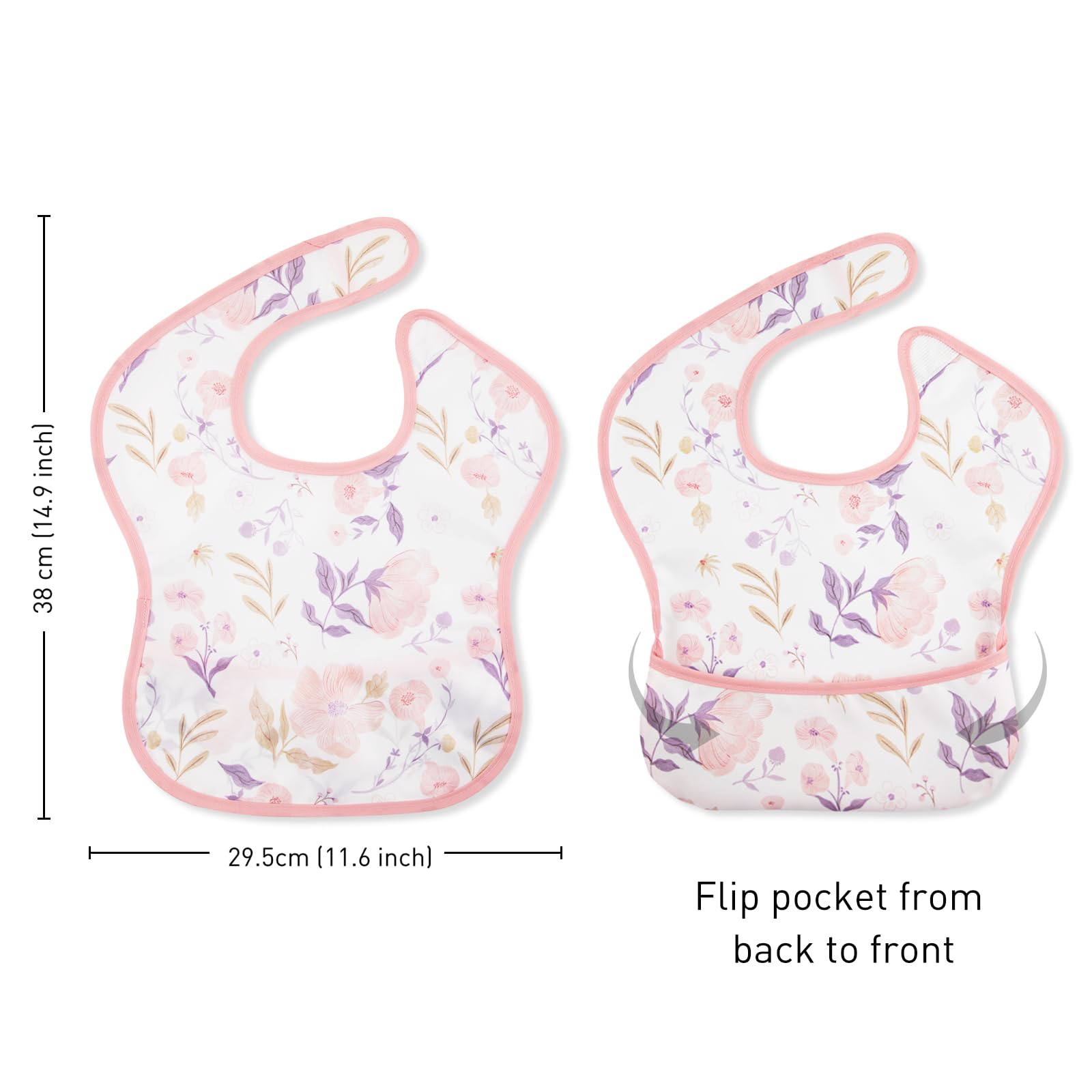 Civarua Kids foldable travel bib shown packed for on the go meals