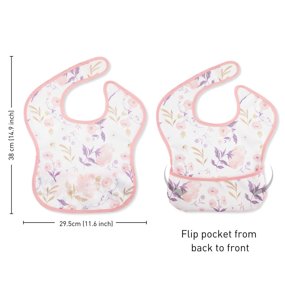 Civarua Kids foldable travel bib shown packed for on the go meals