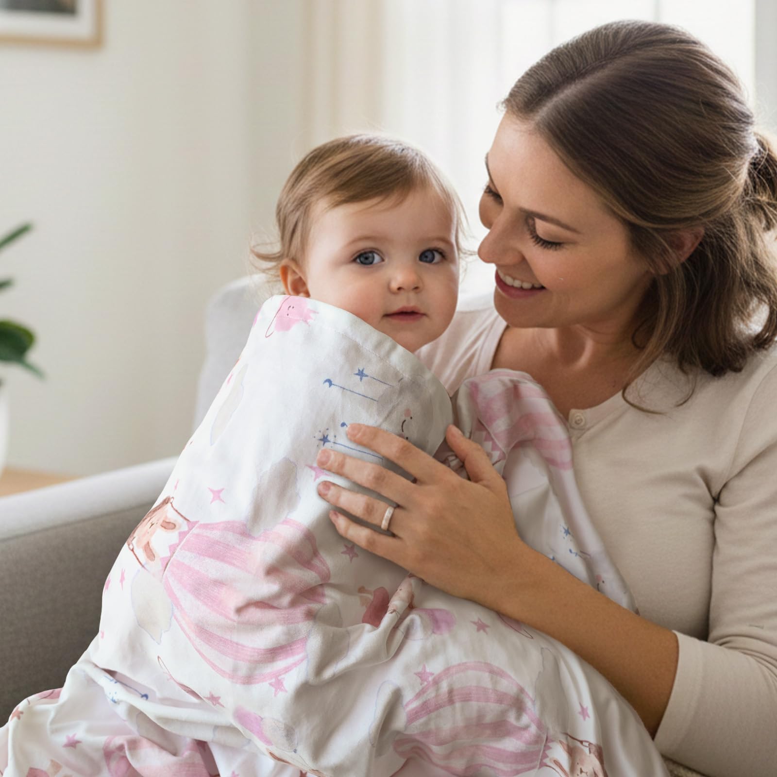 CIVARUA KIDS Minky 30x40 pink blanket ideal for crib