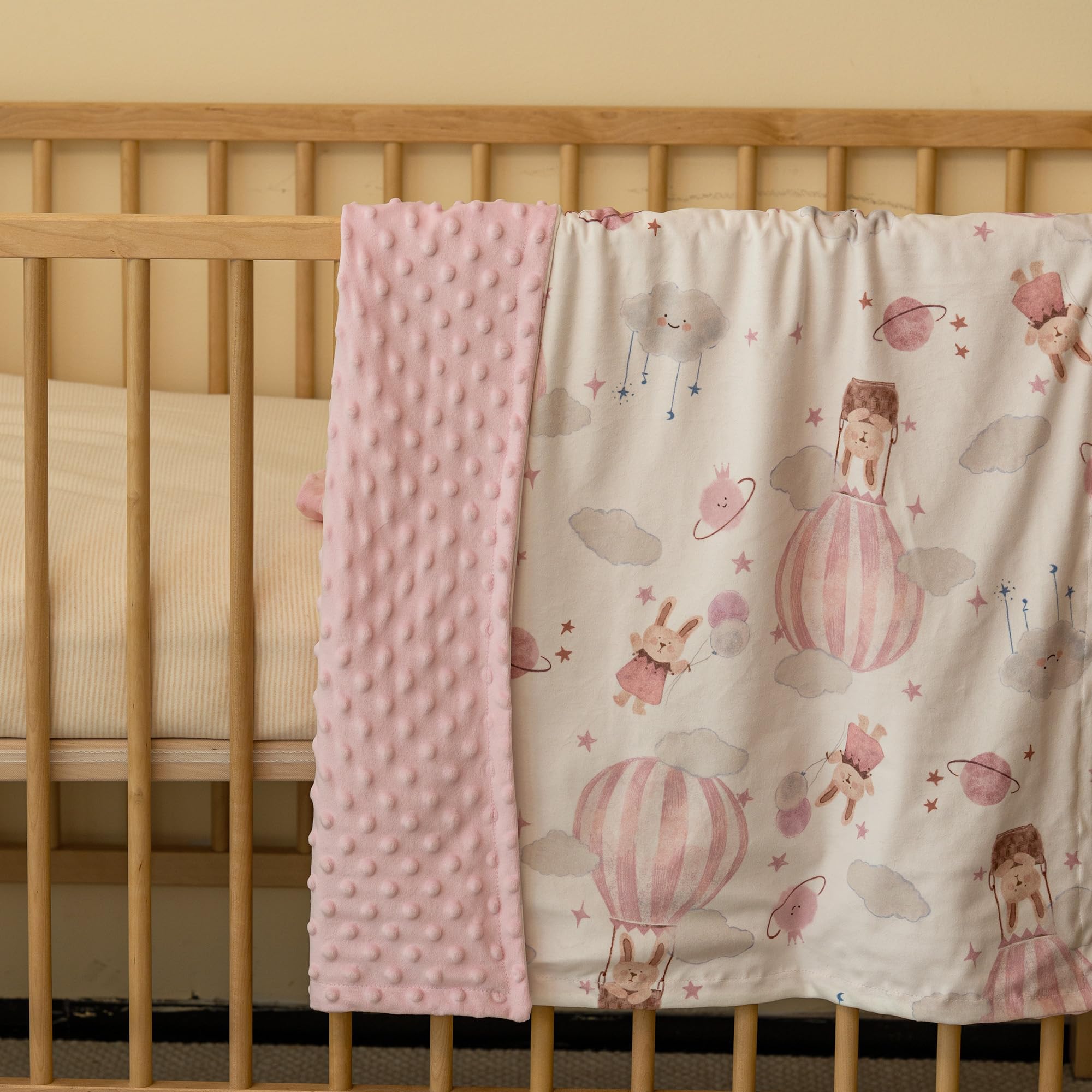 CIVARUA KIDS Minky blanket swaddle-ready for cuddles