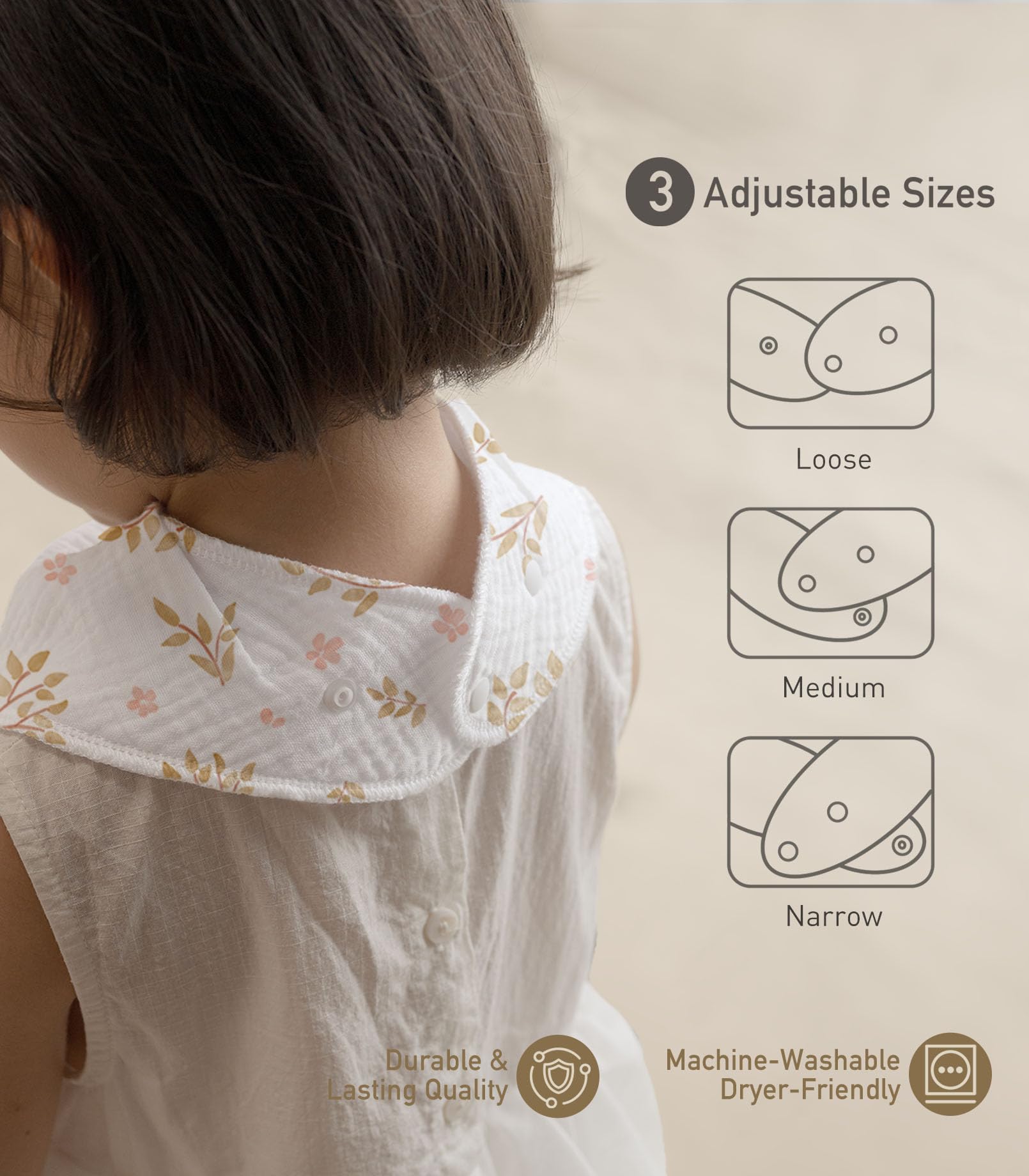 CIVARUA KIDS bibs used as burp cloths and teething shields