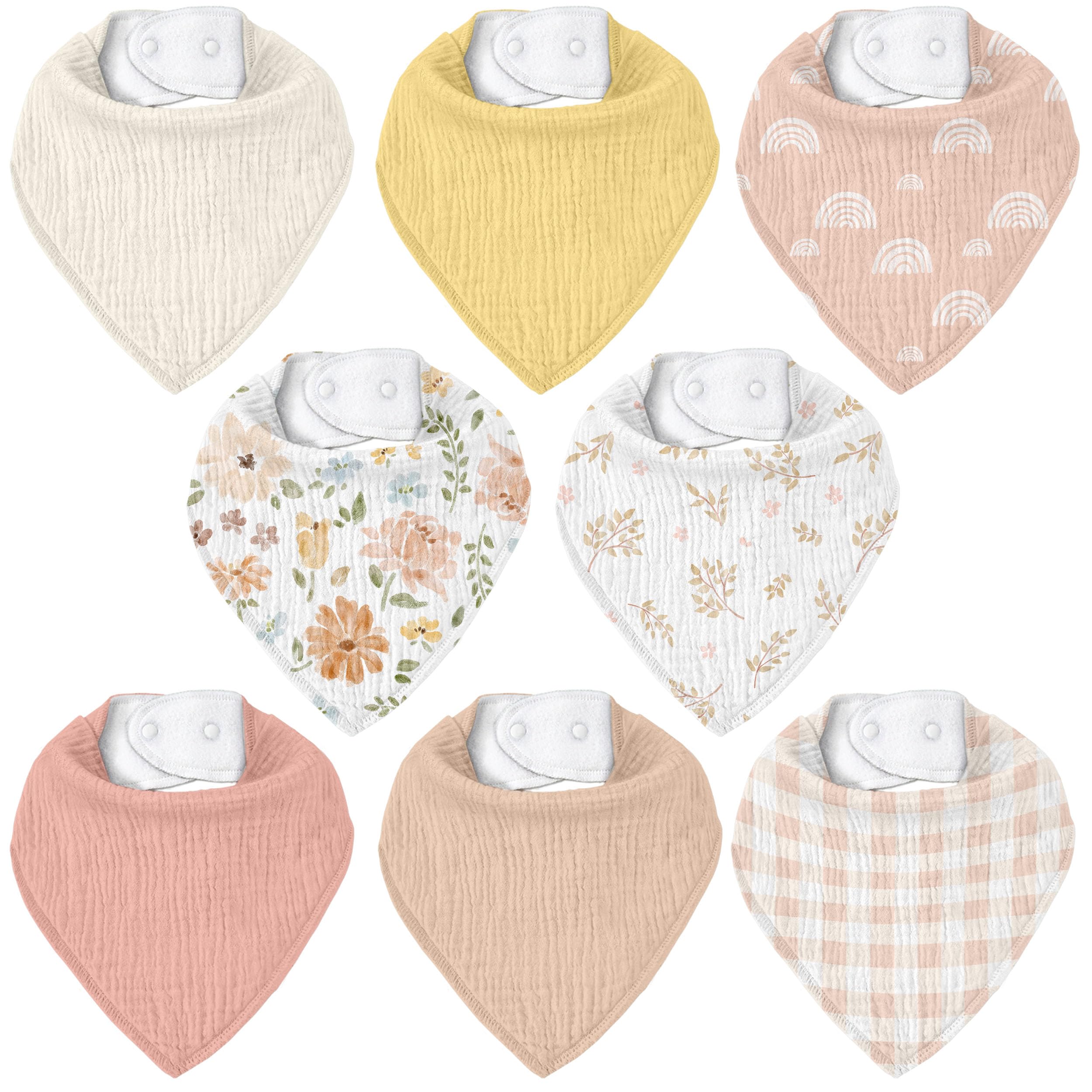 Packaged CIVARUA KIDS muslin bibs ready for gifting to new parents