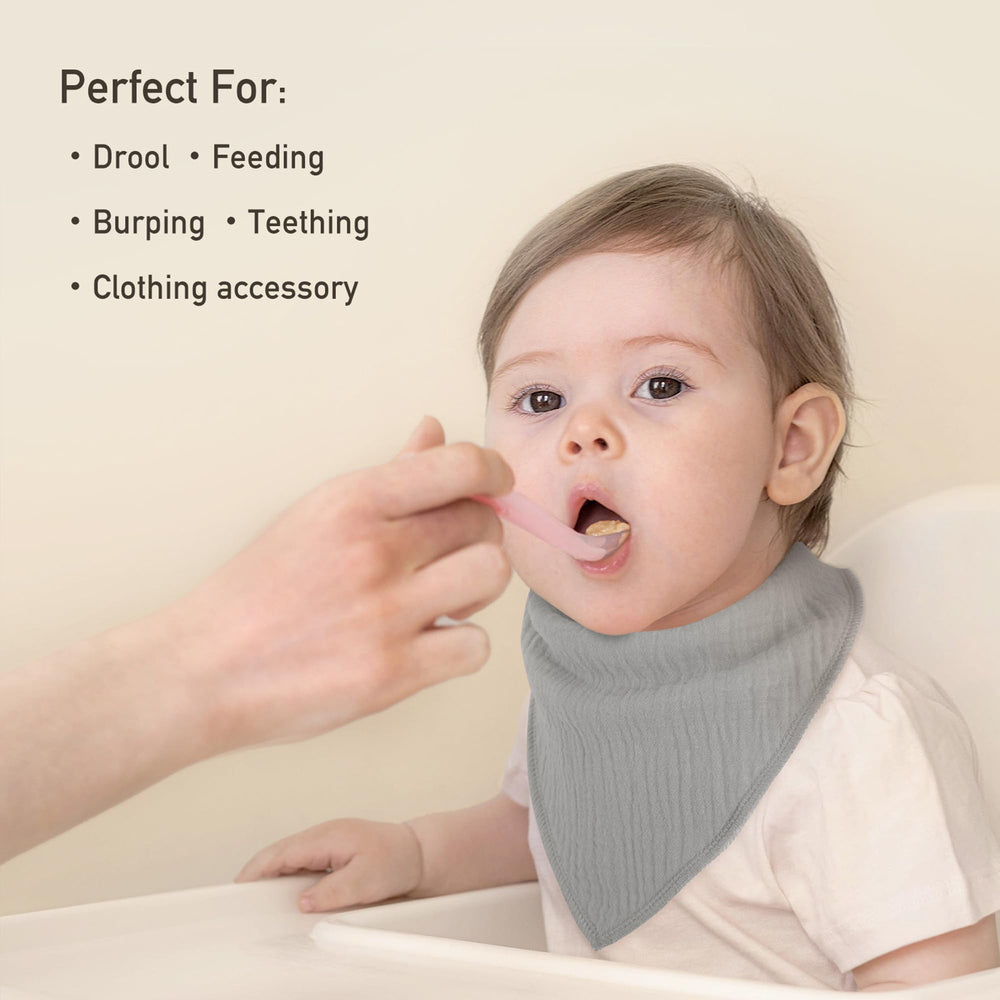 CIVARUA KIDS bibs with adjustable snaps for growing babies' comfort