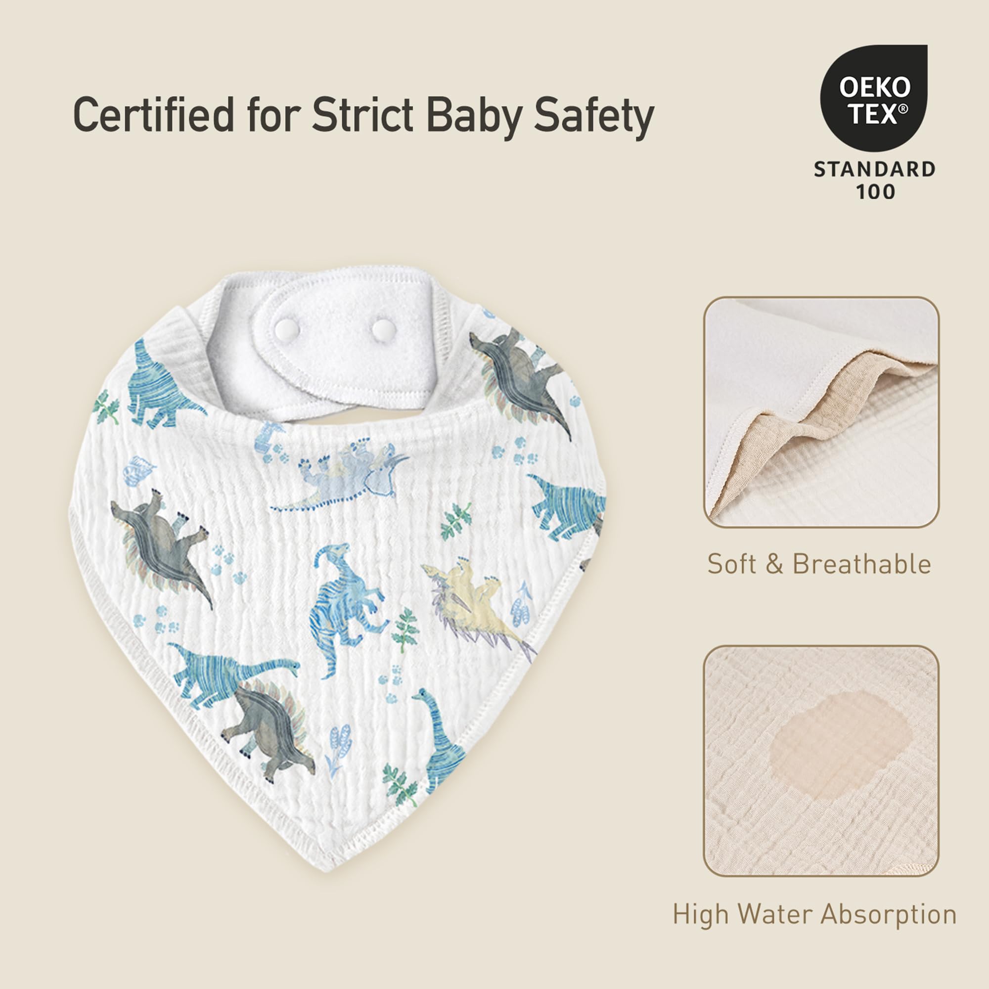 Civarua Kids bibs packaged as a thoughtful baby gift.