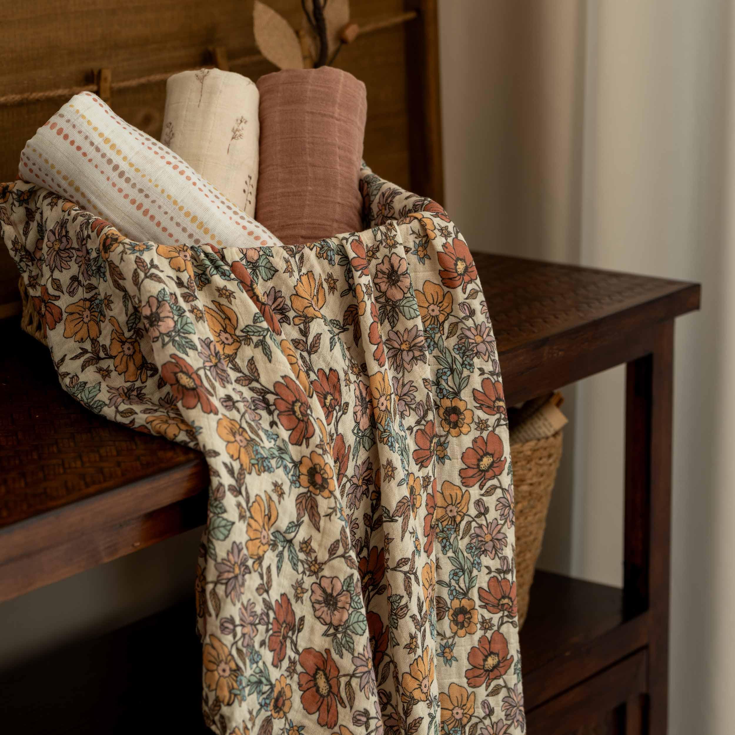 Civarua Kids swaddle blankets used as nursery cover for baby comfort.
