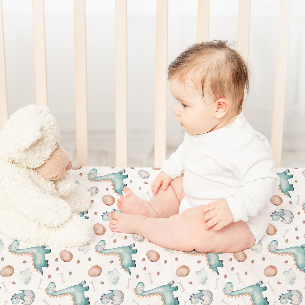 Civarua Kids nap mat cover showing deep pockets and encased elastic.