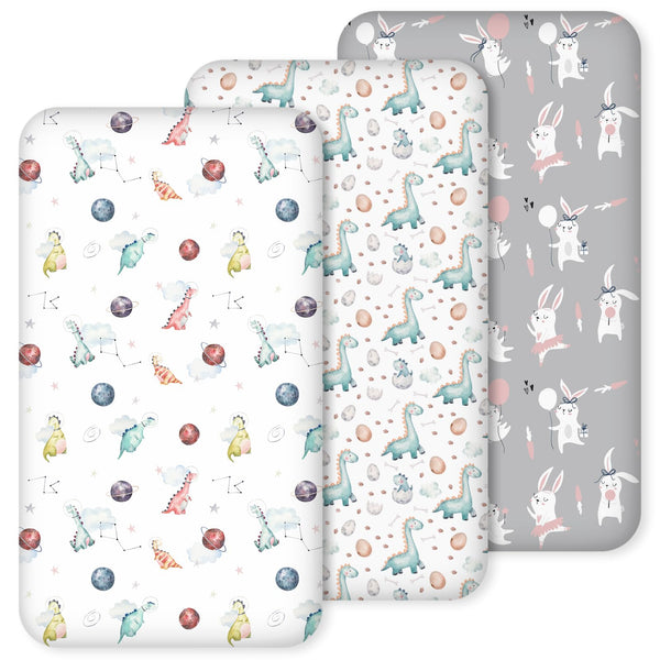 Civarua Kids nap mat sheet with dinosaur design for breathable nap time.