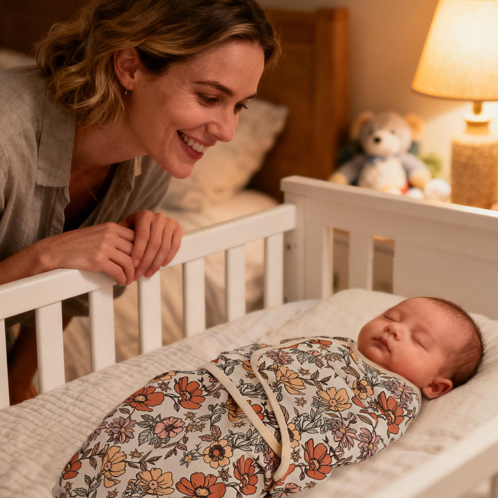 Soft, gentle fabric supports comfortable sleep transitions.