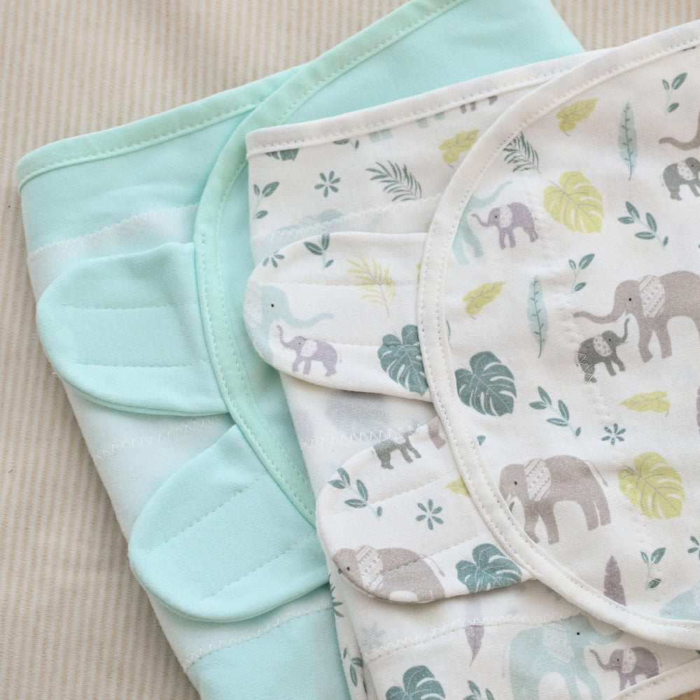 Adjustable Velcro tabs on CIVARUA KIDS swaddle secure gently on skin.