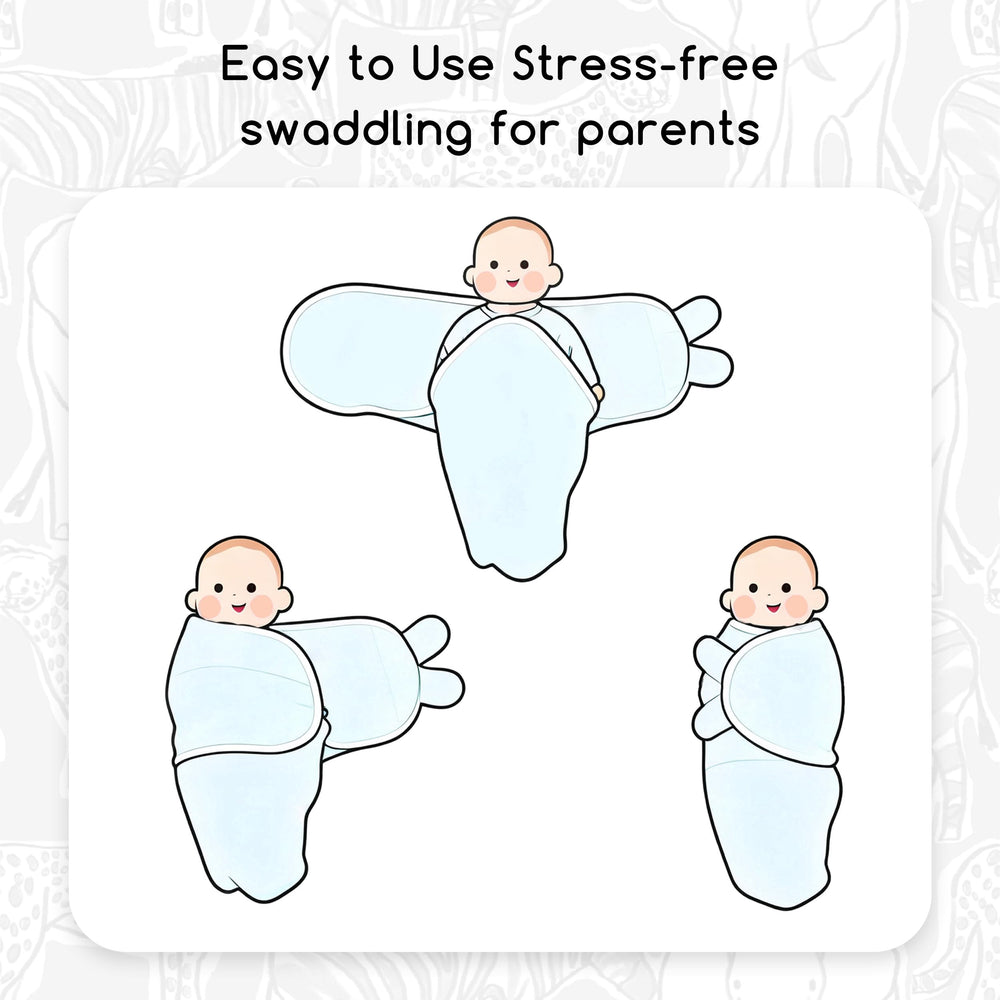 Civarua Kids swaddle dimensions 22x26 inches for snug fit
