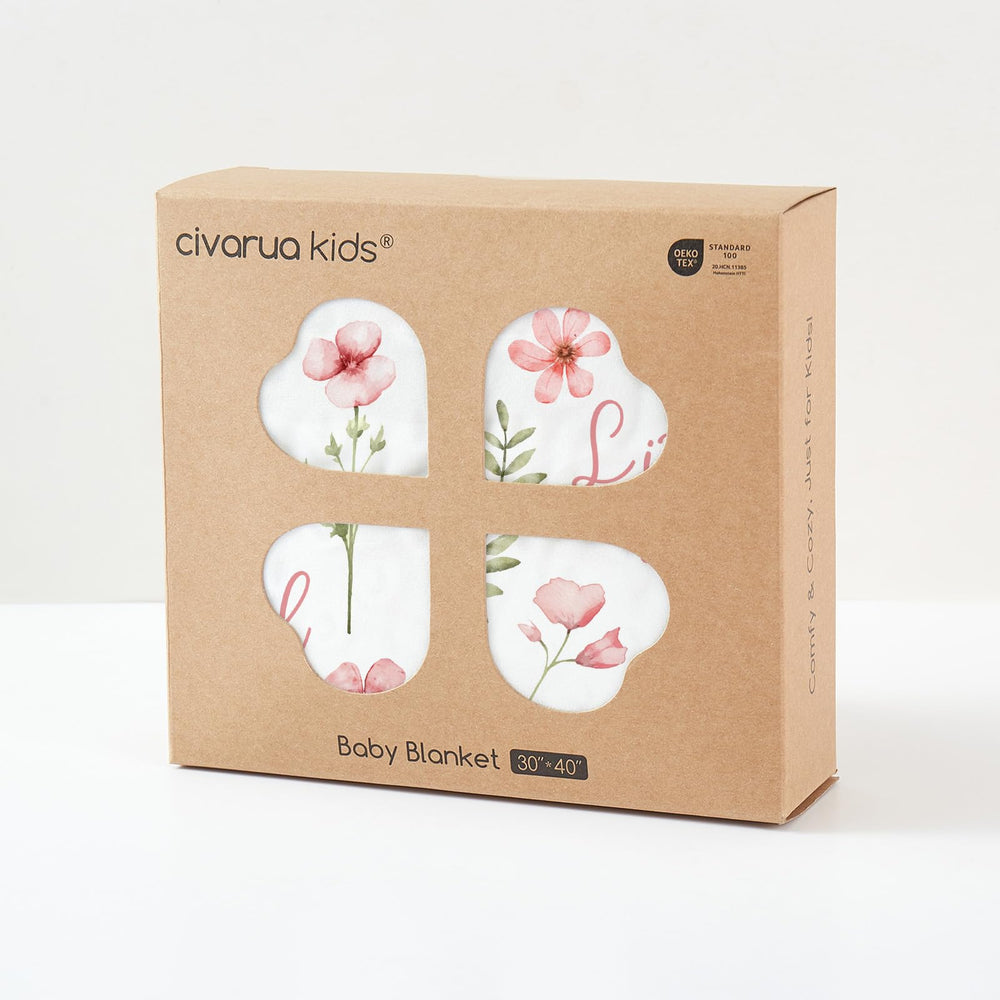 Civarua Kids versatile blanket works as receiving blanket, nursing cover, or stroller throw.