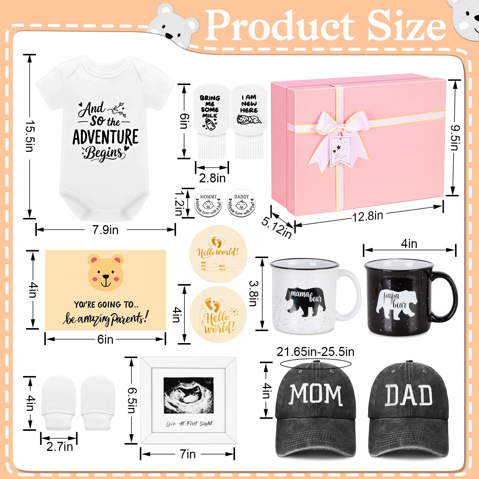 Ciyufavo mom dad logo hats with adjustable fit for daily wear