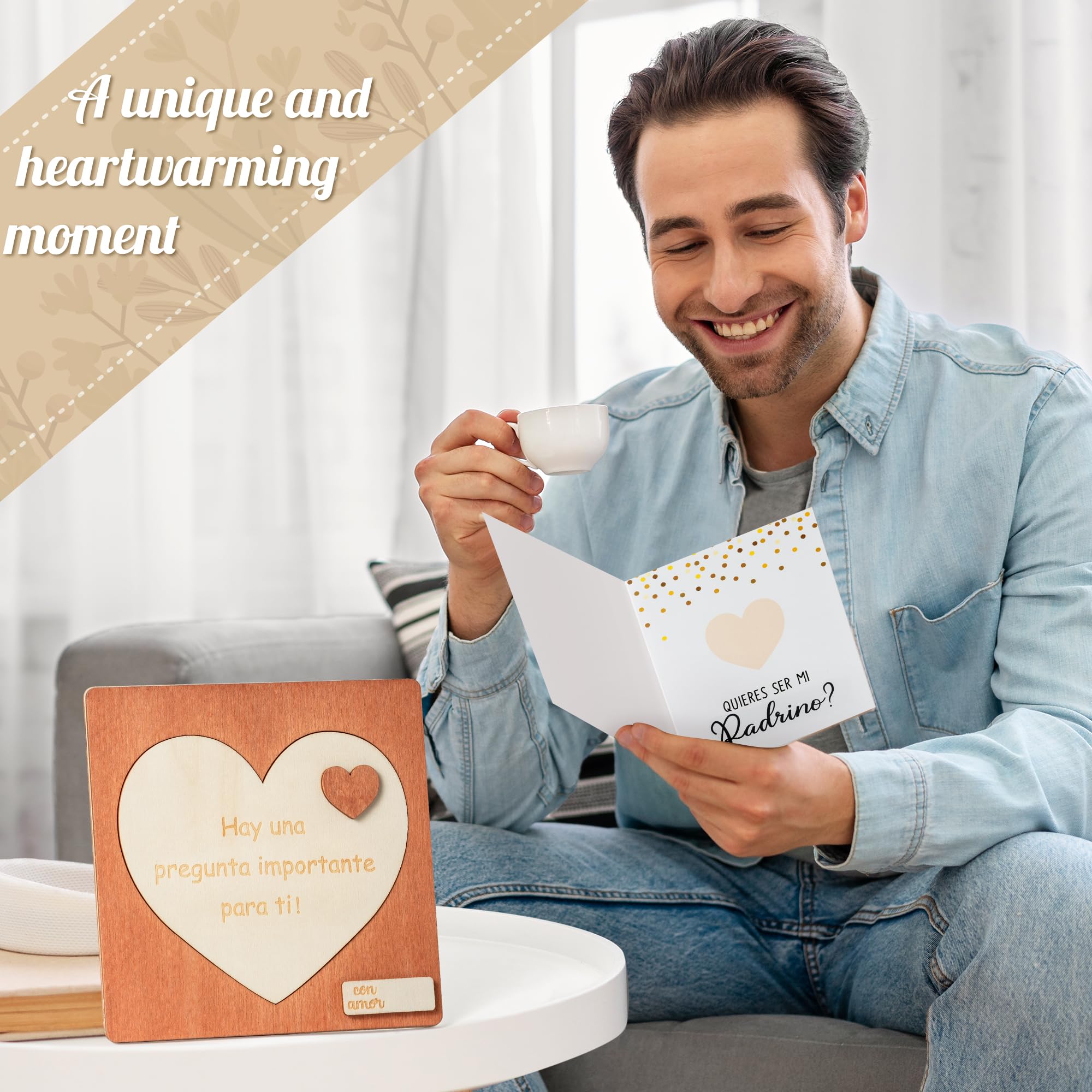 CJiangpo heart puzzle board finish highlights smooth poplar wood and lasting quality