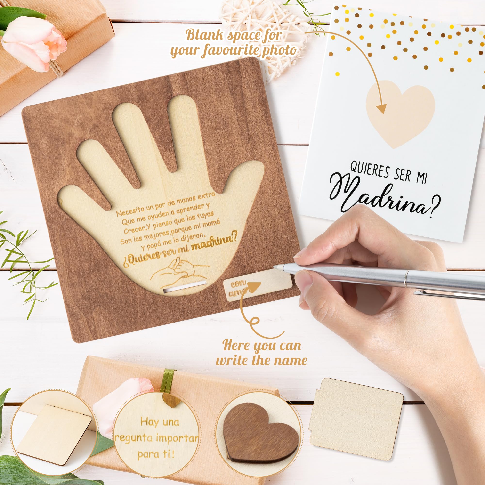 CJiangpo detachable palm board and shelf ready for display