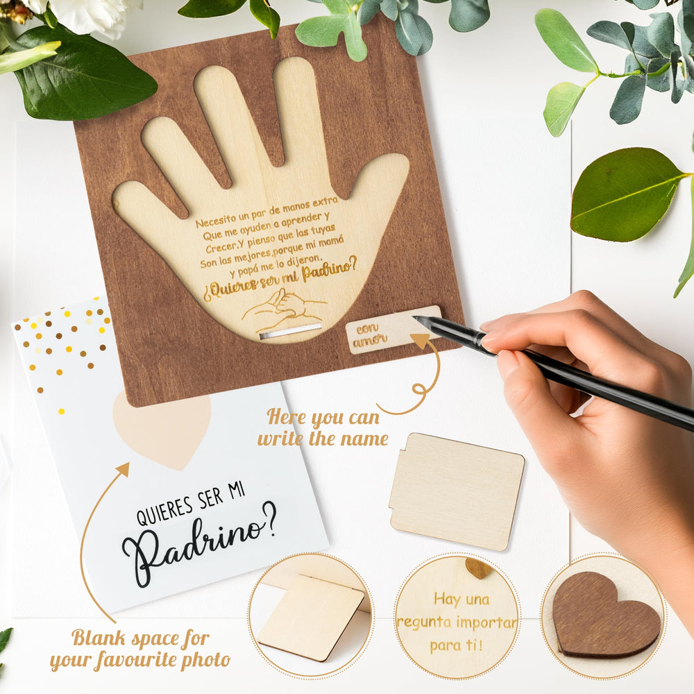 CJiangpo detachable palm board shown from multiple angles for easy gifting