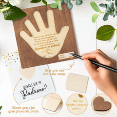 CJiangpo detachable palm board shown from multiple angles for easy gifting