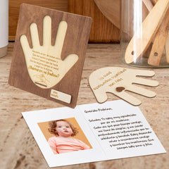 CJiangpo wooden sign 5.5 by 5.5 inches highlights the proposal message