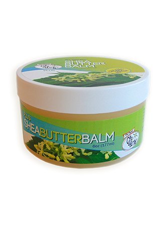 CJ's BUTTer PLUS 6oz jar front view for natural skin moisturization.