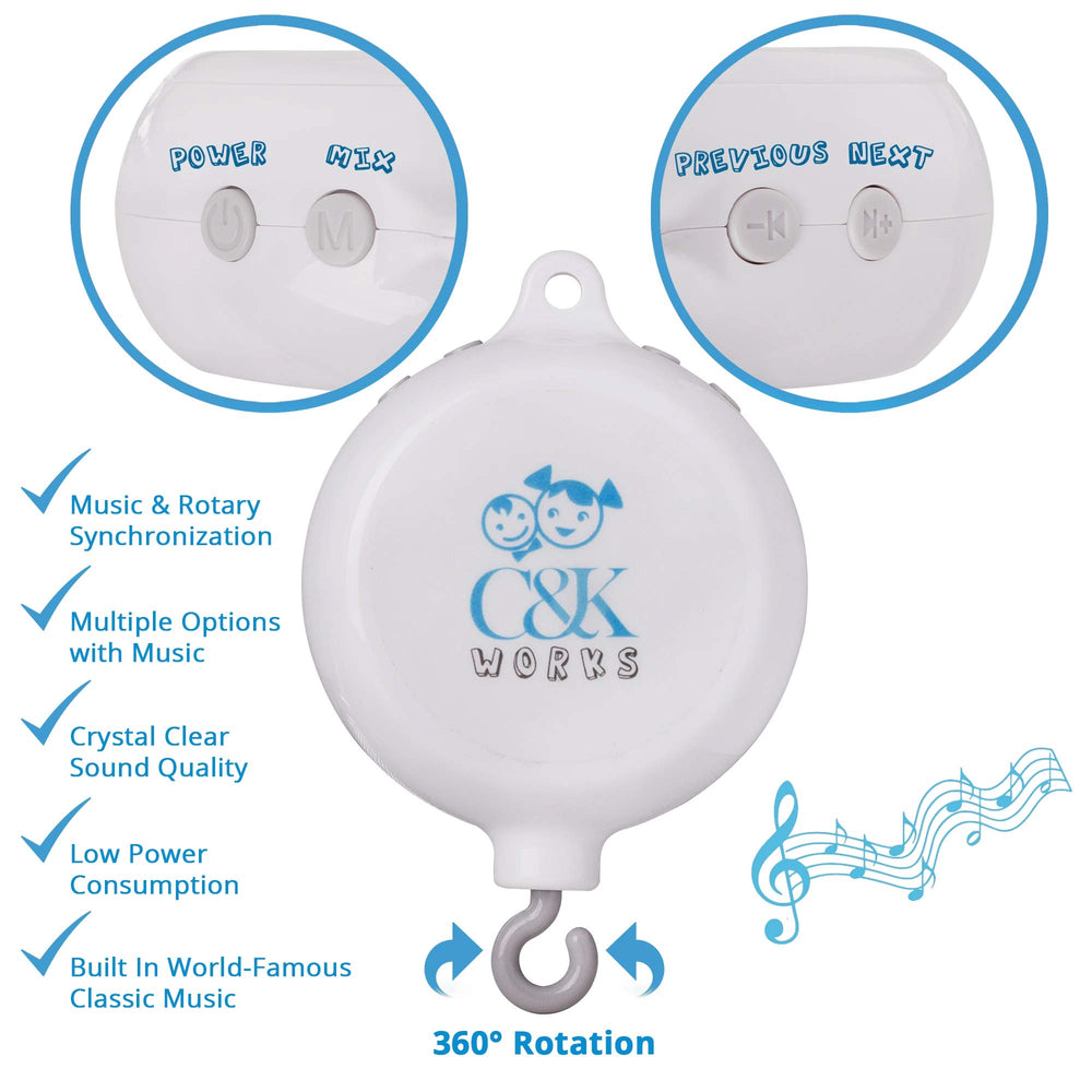 C&K WORKS Baby Shower Gift option for nurseries and cribs