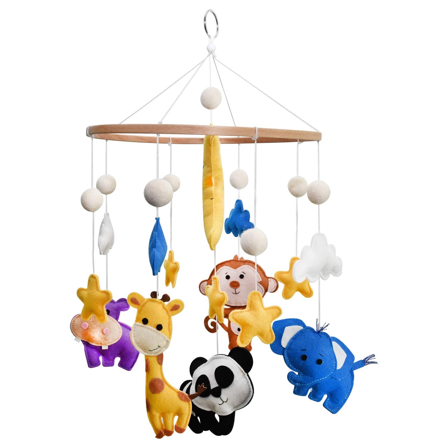 C&K WORKS Music Box Battery-Operated plays lullabies for soothing baby