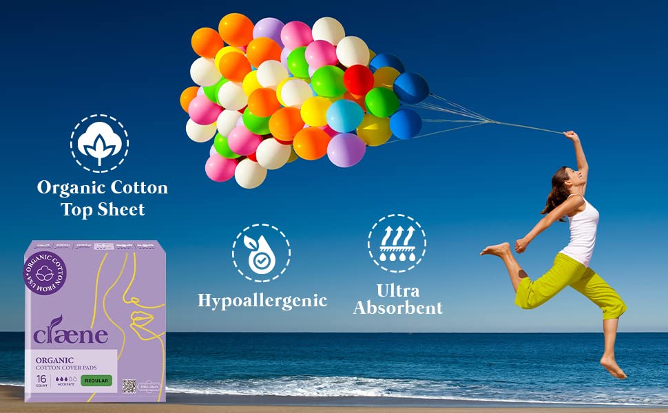 Claene breathable cotton surface shows natural fibers and freshness.