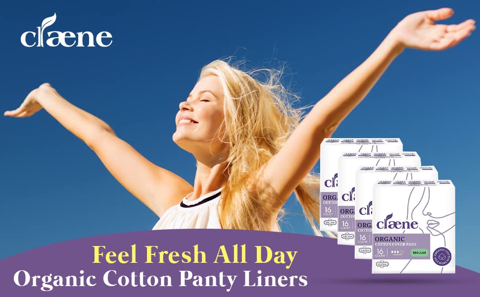 Claene organic cotton cover pad close-up showing soft, breathable top layer.