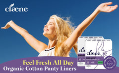 Claene regular pad with wings secures fit during workouts
