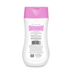 Clarisse Feminine Cleansing Wash label details emphasizing gentle formula.