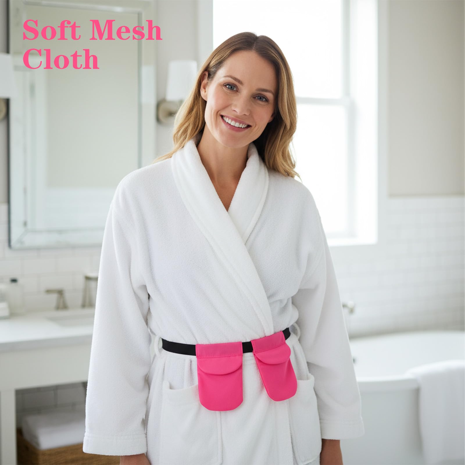 Classicseali skin-friendly fabric drain holder that’s soft and reusable.