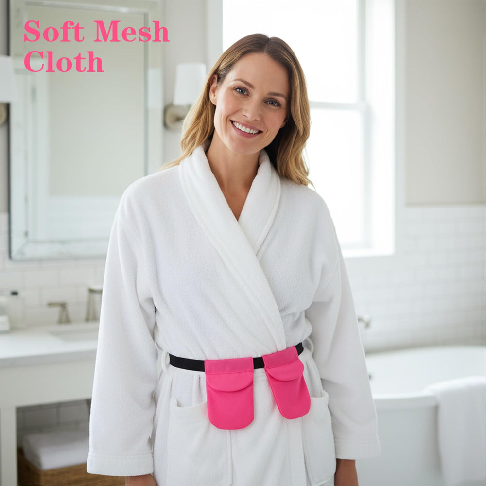Classicseali skin-friendly fabric drain holder that’s soft and reusable.
