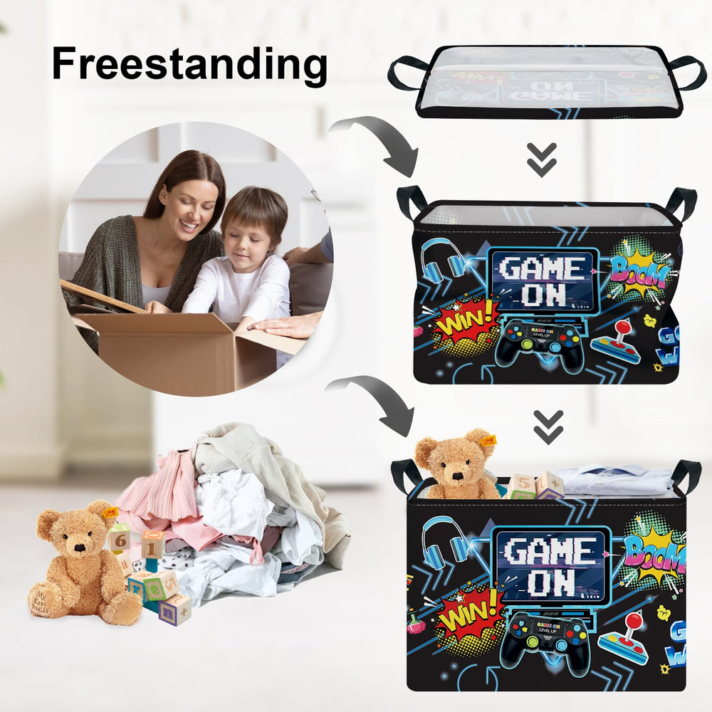 Clastyle Monster Truck motif inspires imaginative play in the storage basket.