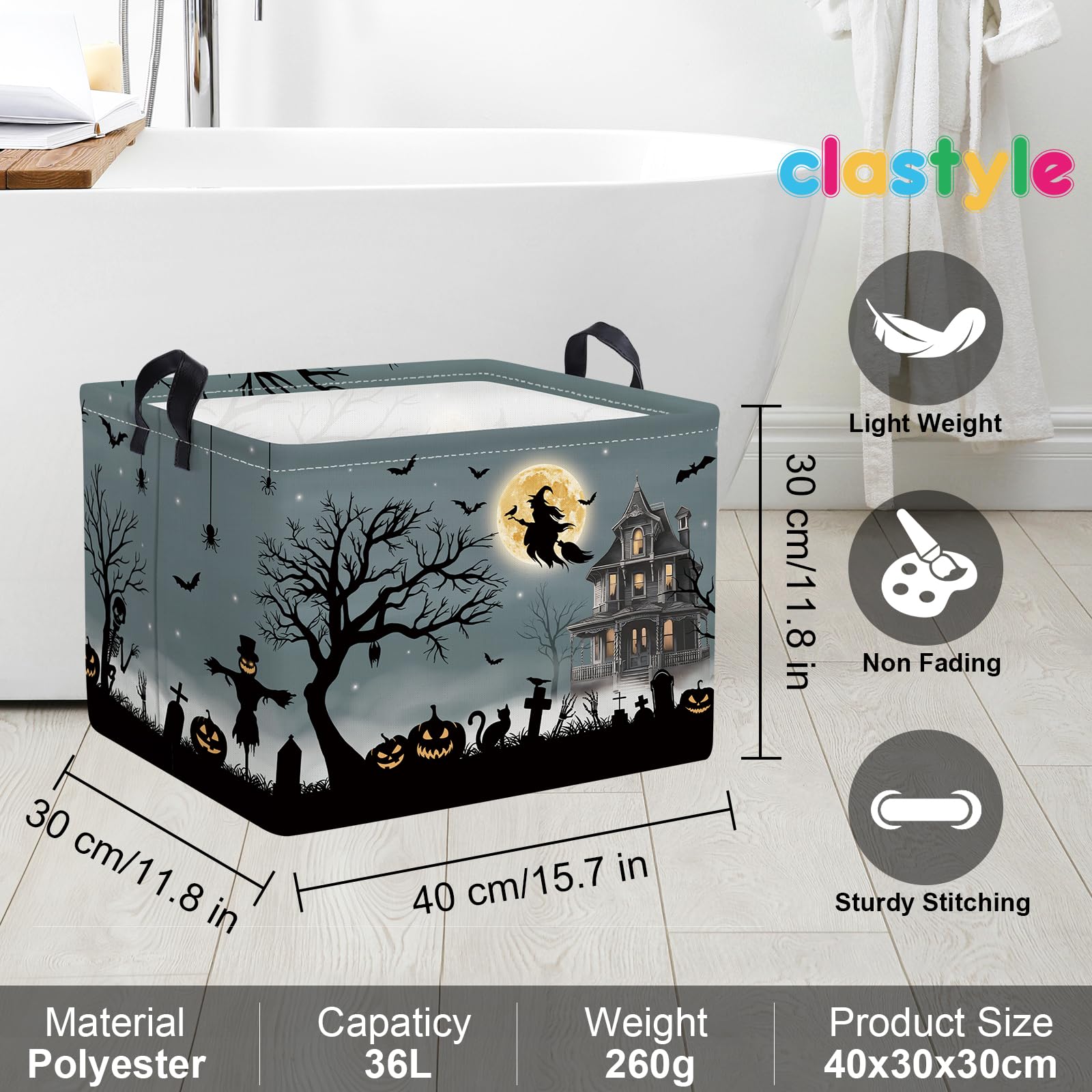 Claststyle multipurpose storage box for clothes books and toys