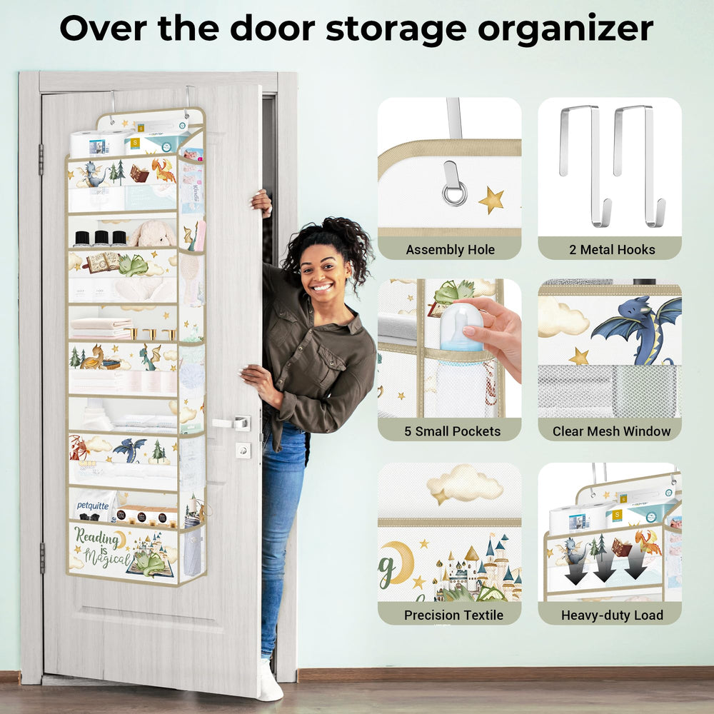 Clastyle 5-pocket mesh window organizer for easy item viewing.
