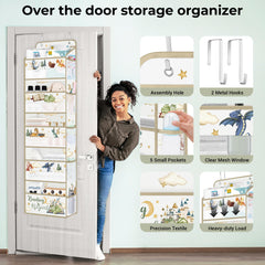Clastyle 5-pocket mesh window organizer for easy item viewing.