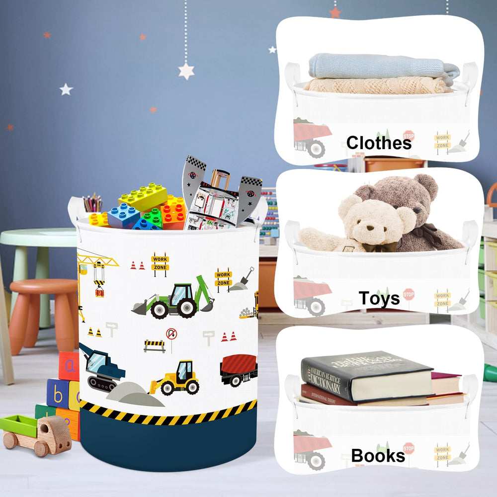 Clastyle 63L soft-sided hamper, lightweight for toddlers to carry toys.