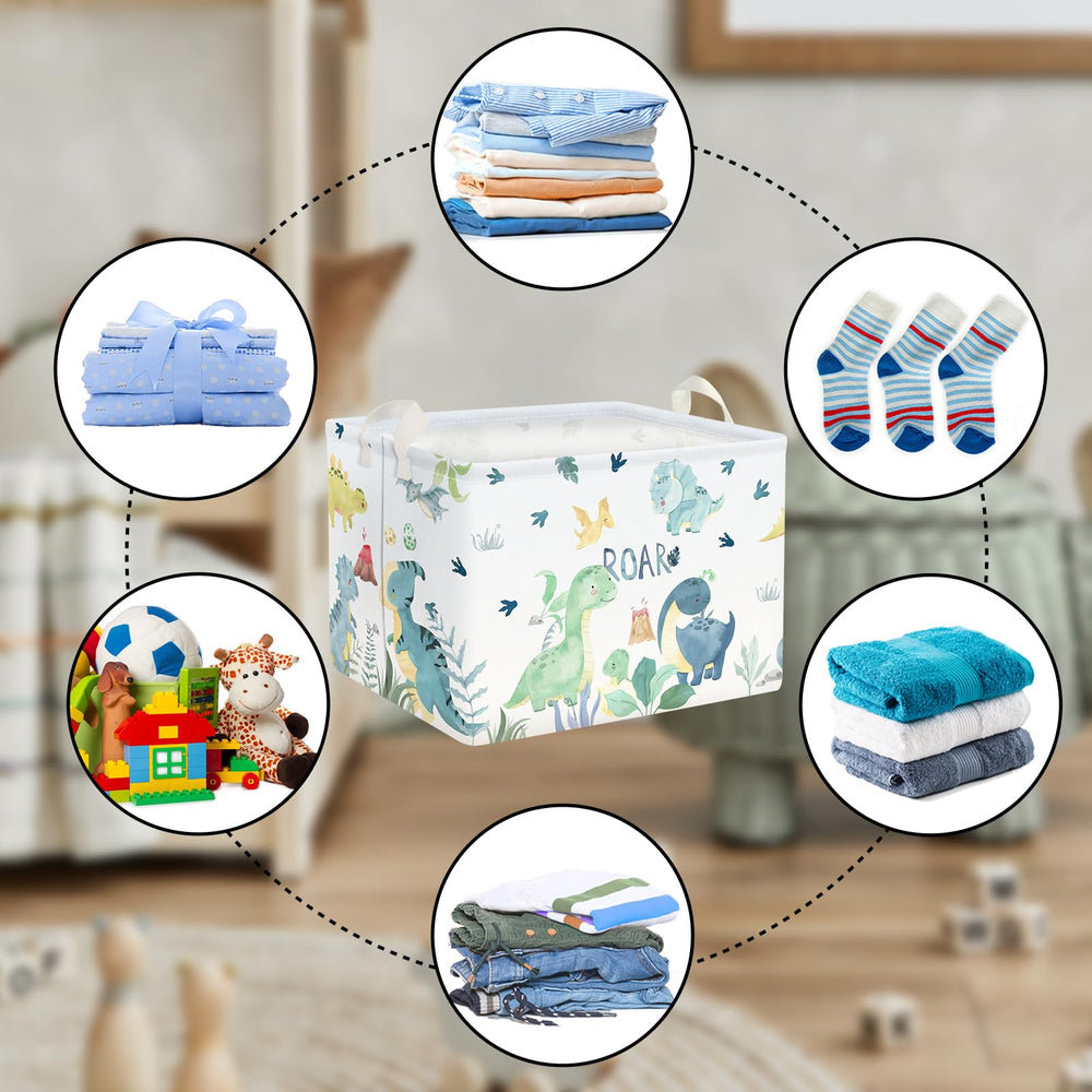 Clastyle bathroom and laundry storage bin for lightweight, on-the-go organization.