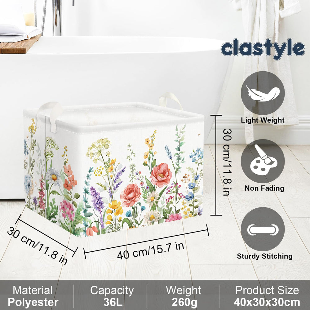 Clastyle bathroom and kitchen organization bin for everyday items