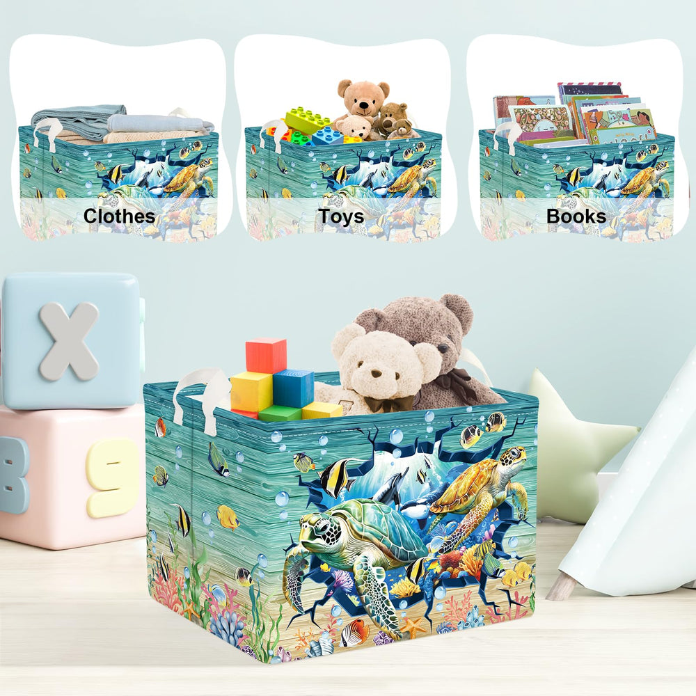 Clastyle Beach Towel Storage Bin helps quick-dry towels after beach days.