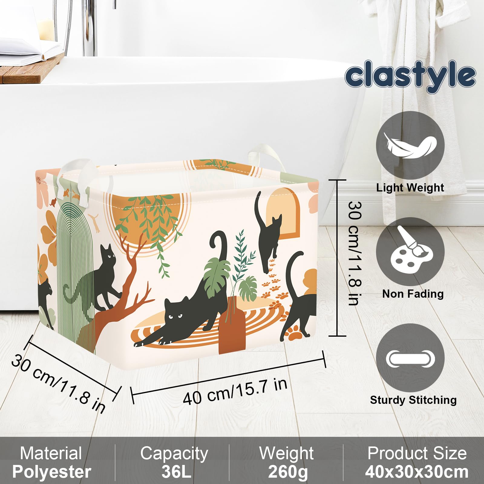 Clastyle Boho Animal Basket in classroom or nursery setting.