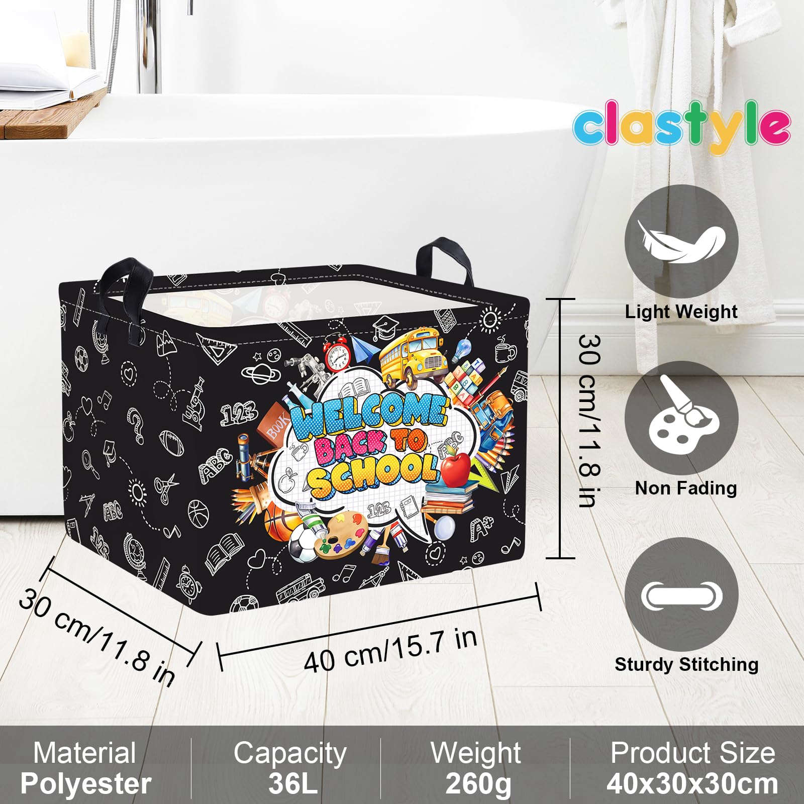 Clastyle close-up shows handles and metal frame for durable use