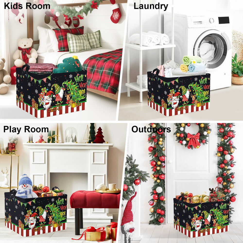 Clastyle Christmas gift basket suitable for nursery and family celebrations.