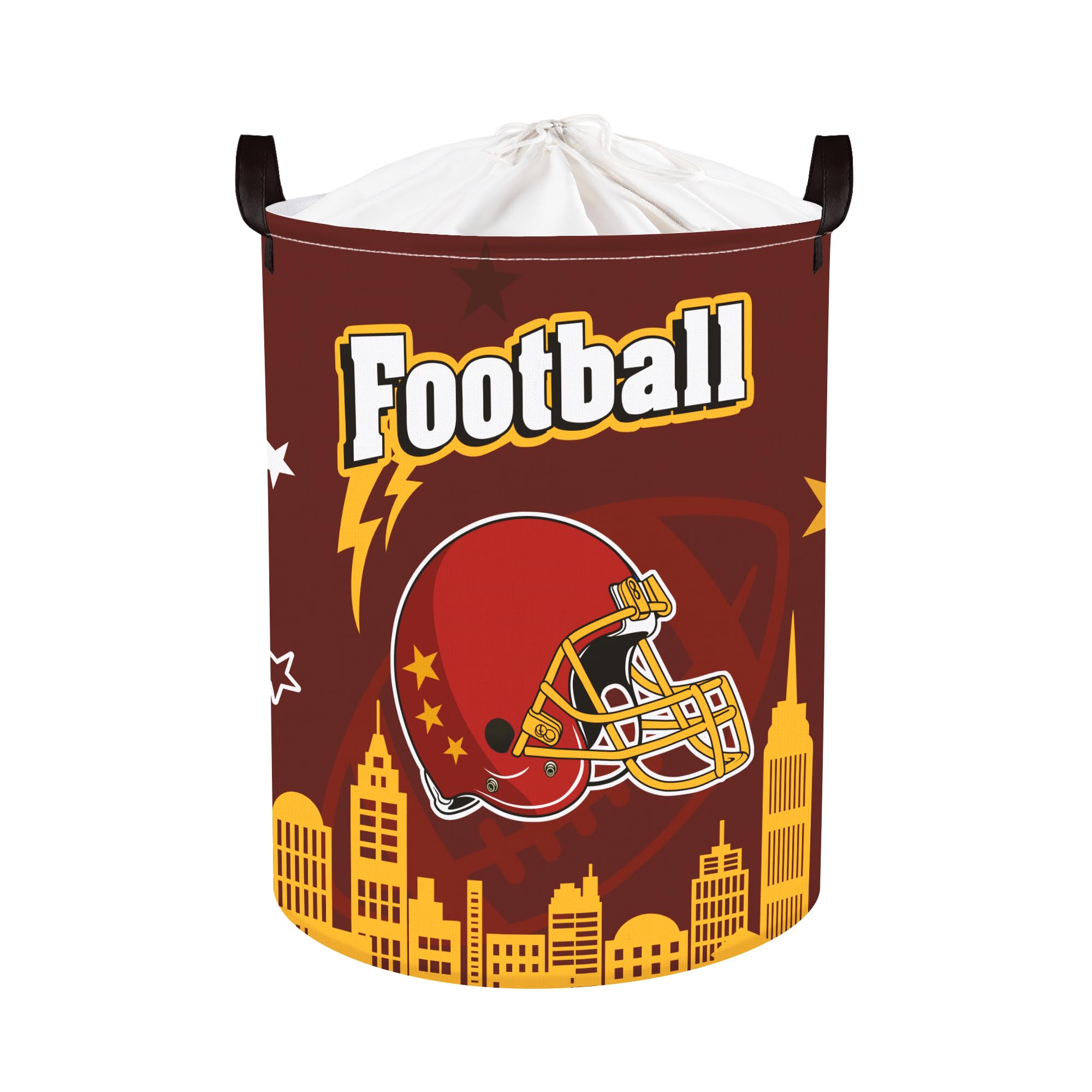 Clastyle City Hero Skyline Basket side view keeps kids' toys organized with stylish flair.