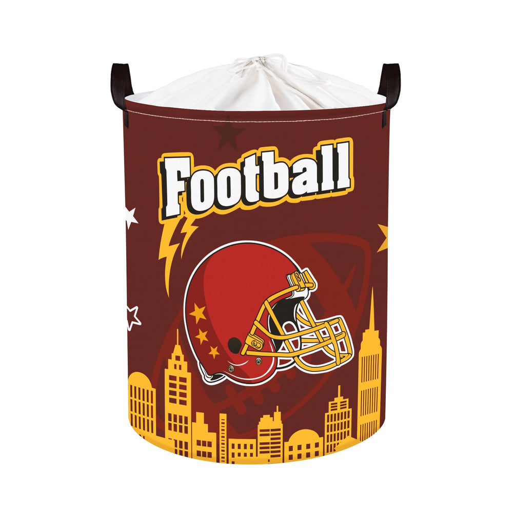 Clastyle City Hero Skyline Basket side view keeps kids' toys organized with stylish flair.