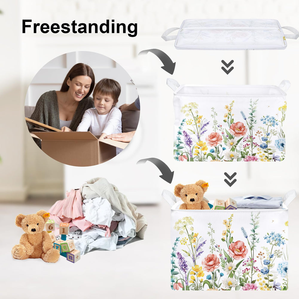 Clastyle waterproof bin with handle and metal frame for easy transport