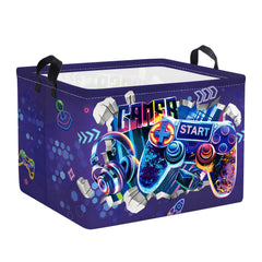 Clastyle Cool Game Storage Basket with gamepad design keeps toys organized.