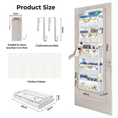 Clastyle Elephant Lion organizer highlights five pockets for small items like brushes and wipes.