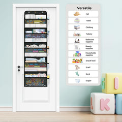 Clastyle Game Over the Door Organizer mesh window highlights quick item visibility.