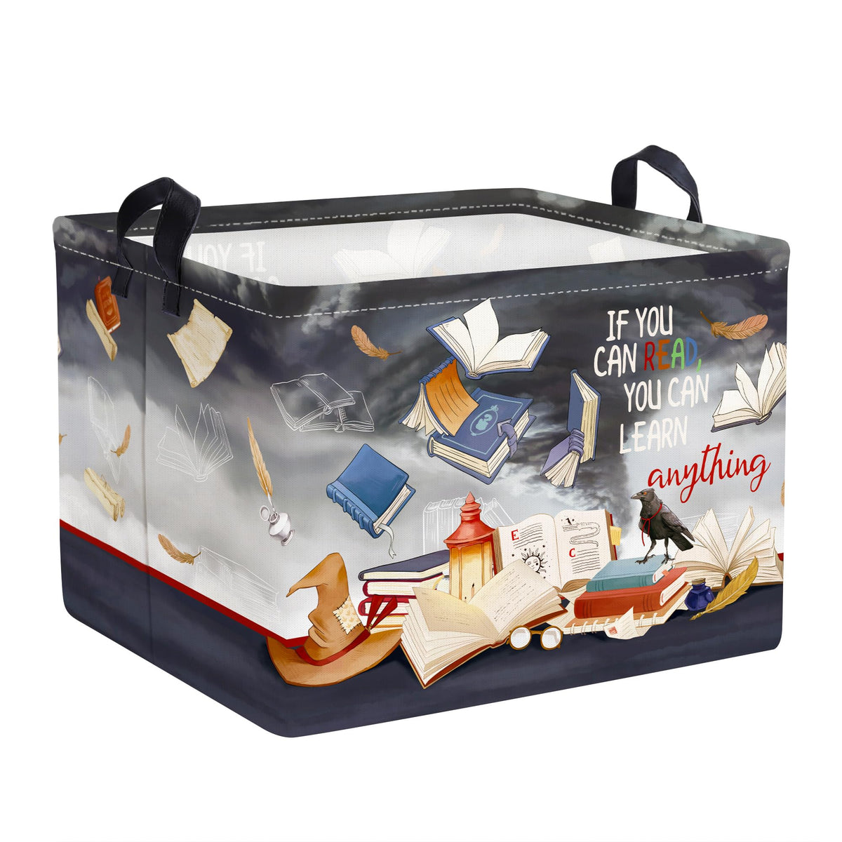 Clastyle Grey Tornado bin helps organize toys for quick cleanup.