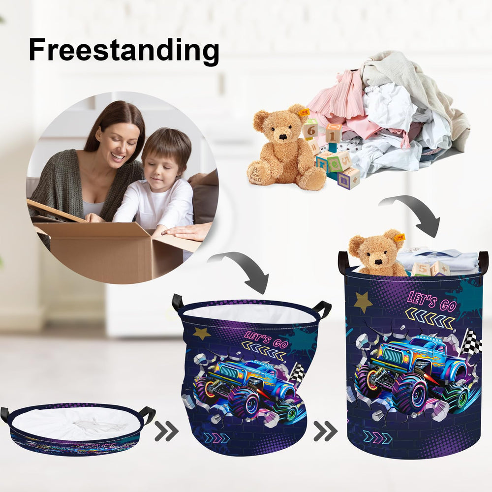 Clastyle Kids Clothes Organizer Basket helps wardrobe sorting.