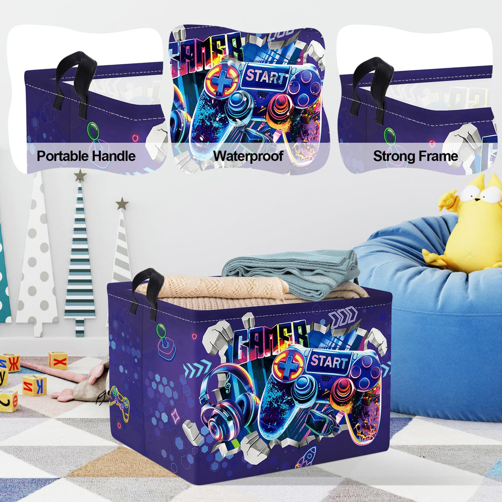 Clastyle Durable PE-coated fabric basket cleans easily with a quick wipe.